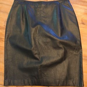 Lauren by RL Ralph Lauren Leather skirt